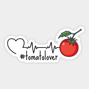 Tomato In A HeartBeat Sticker